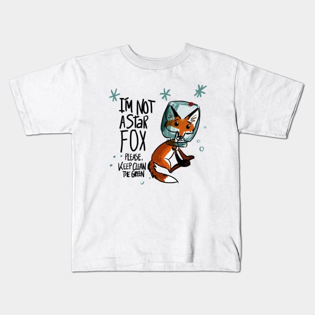 I am not a star fox Kids T-Shirt by belettelepink